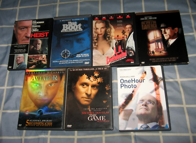 7 Dvds DAS BOOT THE AVIATOR LA CONFIDENTIAL HEIST ONCE UPON A TIME IN AMERICA++