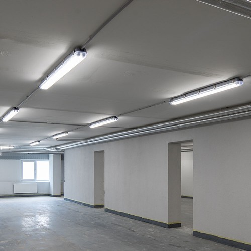 Wannenleuchte Feuchtraumlampe Kellerlampe LED Tageslicht Garagenlampe L 150cm 3x - Bild 7 von 12