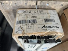 Accuride C3832-C10P Drawer Slide, Side, Flat/Bracket Mount, Pair of 2, 10inch