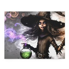 Puzzle 120, 252, 500-Piece Witch Potion Magic Art Chaotic
