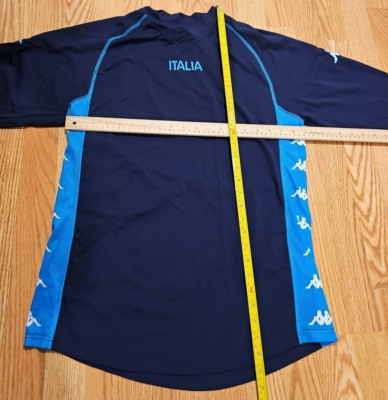 Vintage Italy Kappa 2002 2003 Football Soccer Training Jersey Men