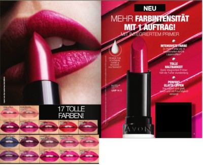 AVON Mark EPIC LIP Lippenstift mit Integriertem Primer Farbwahl NEU