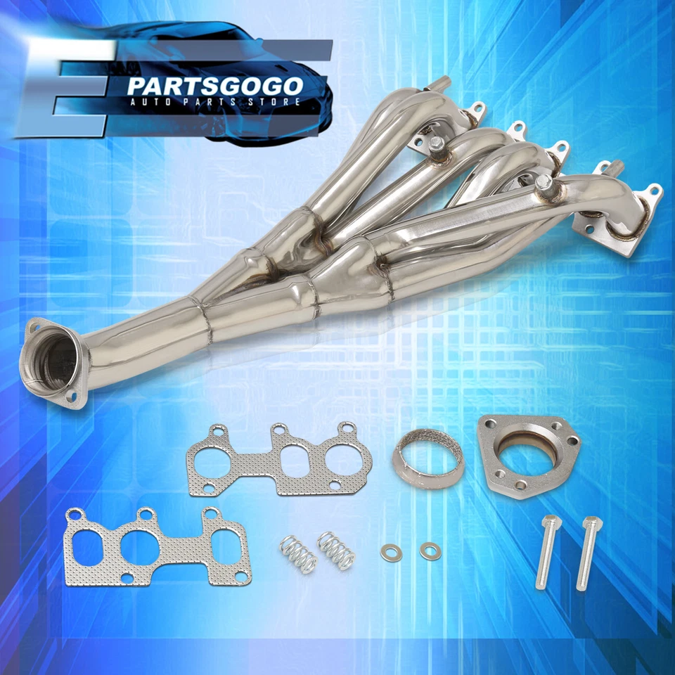 For 92-02 VW Jetta Golf GTI MK4 2.8L VR6 Stainless Steel Exhaust Header Manifold Foto 3 de 4