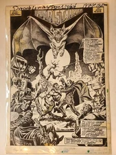 DRACULA LIVES # 4 PAGE 1 SPLASH MIKE PLOOG 1973