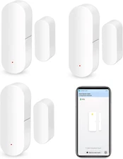 Wifi Door/Window Sensor: Smart Contact Sensor with App Alerts, Door/Window Open 