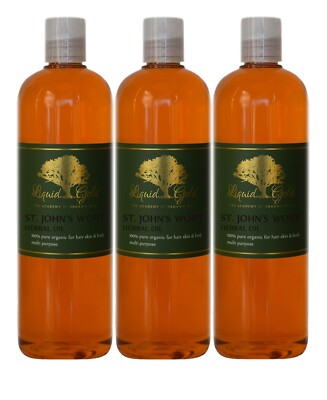 48 Oz Premium Liquid Gold St.John's Wort Herbal Oil Pure Organic Skin Hair Nail