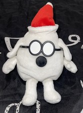 VTG Gund Dilbert Dogbert Christmas 7 Plush Stuffed Animal Santa Hat Glasses