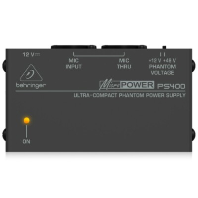 Behringer PS400 Ultrakompaktes Phantom Netzteil