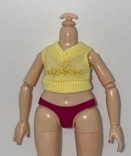 Rainbow High Sheryl Meyer Doll Outfit Yellow Sleeveless Sweater V Neck Top Shirt