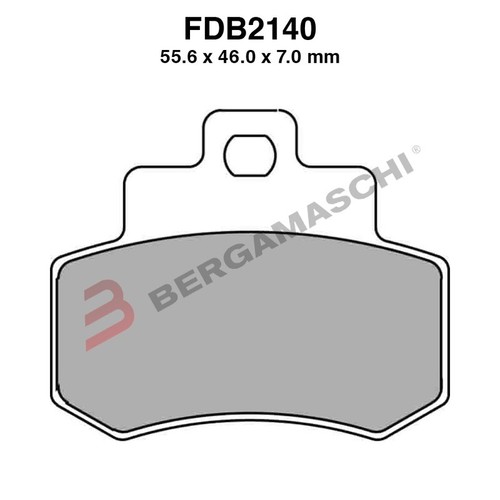 PASTIGLIE PASTICCHE FRENI MOTO PER FDB2140AG KYMCO GRAND DINK 250 01>01 - Foto 4 di 5