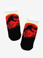 Jurassic Park Logo No-Show Socks