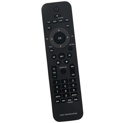 New Replacement Remote for Phi-lips Home Theater HTS6120 HTS612037 HTS6120/37