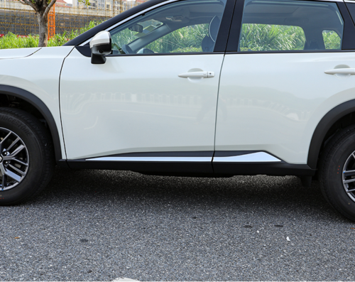 MOLDURA DE CARROCERÍA DE PUERTA LATERAL Apto para Nissan Rogue 2021 2022 CROMO ABS - Imagen 2 de 8