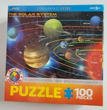 The SOLAR SYSTEM 100 Piece Smart Kids Collection Puzzle NEW Eurographics Space