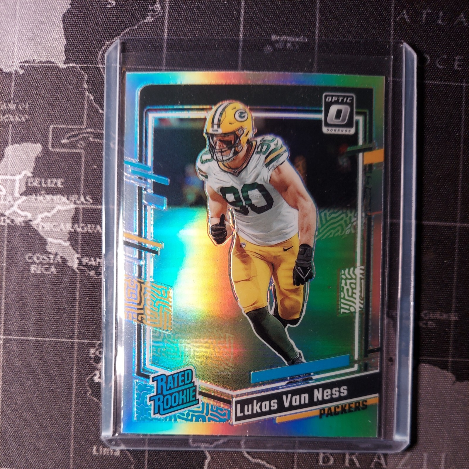 2023 Panini Donruss Optic - Rated Rookie Holo Prizm #240 Lukas Van Ness (RC)