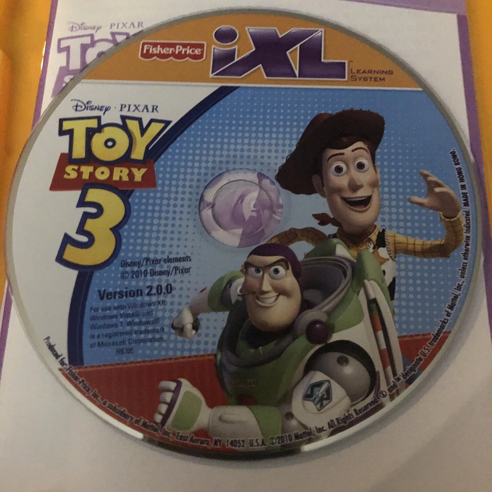 Vtech V.Reader Toy Story 3 Interactive E-Reading System Software  - Image 2 of 4