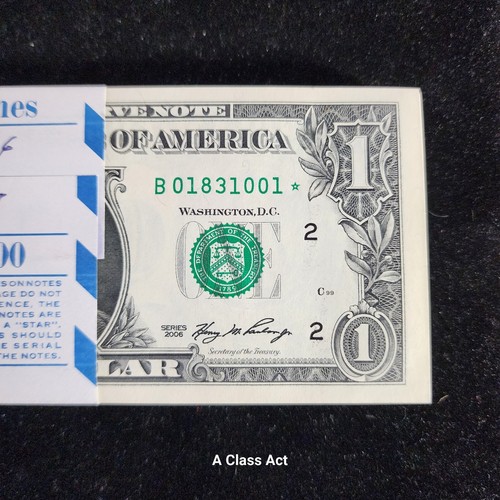 2006 $1 - 100 Note Star Pack Consecutive Serial #'s New York. F 1932 B☆. T8708 - Picture 2 of 4