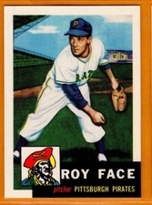 Roy Face-Pittsburgh Pirates/1953 Topps Archive Reprint Card(1991)