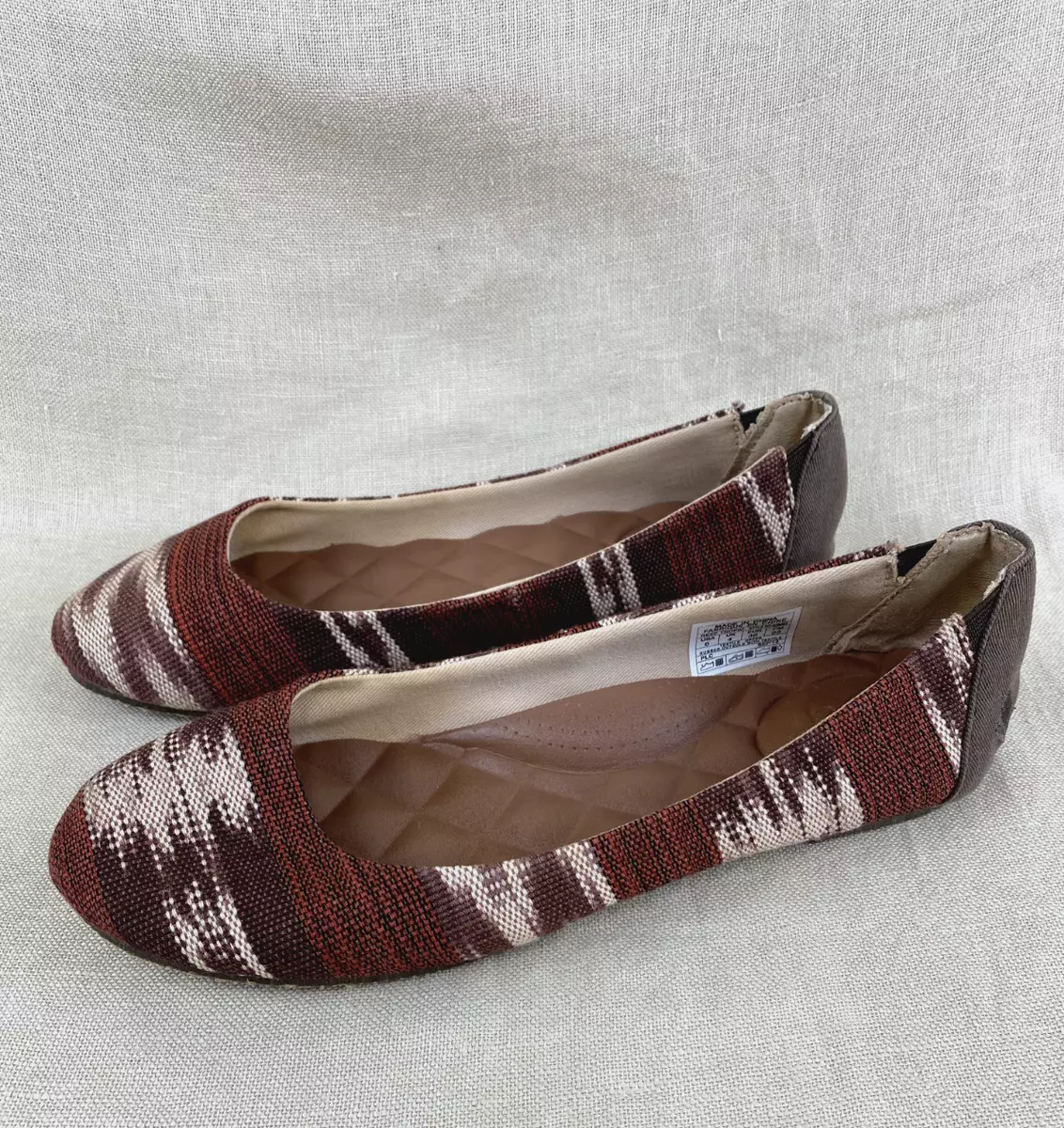 Reef Bella Costas Tropic Ballet Flats Shoes Aztec Southwestern