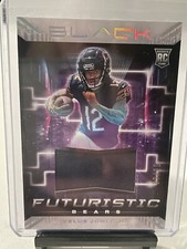 2022 Panini Black Velus Jones Jr Rookie Futuristic Patch Silver 83/99