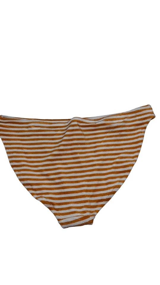 Old Navy Womens Bikini Bottom orange stripes Stretch Elastic Waist XL - Image 4 of 4