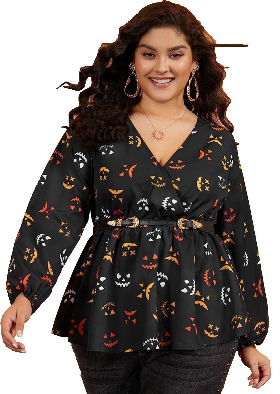 Блузка топы для женщин Halloween