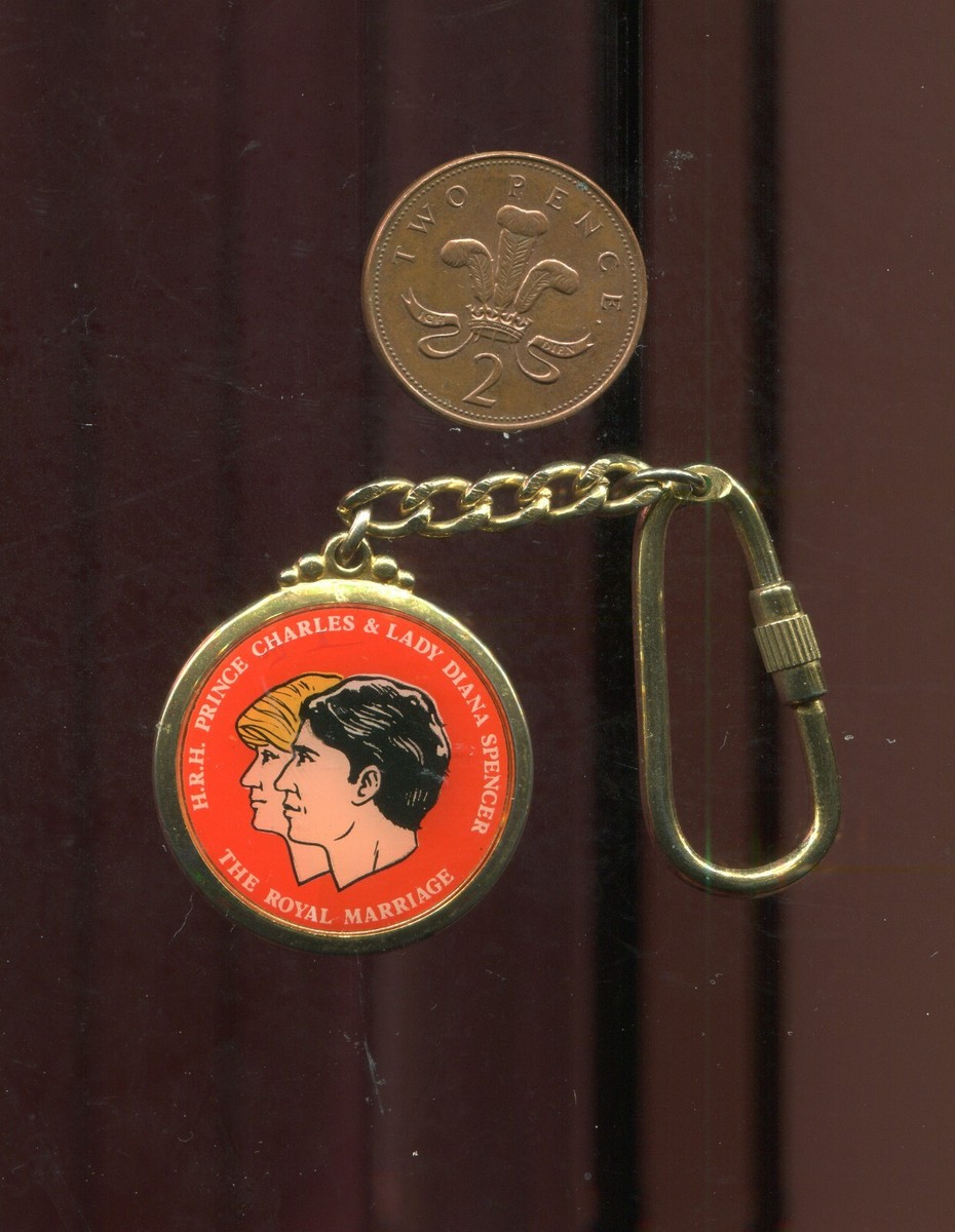 Charles & Diana Royal Wedding Keyring Key Chain Key fob Souvenir ( | eBay UK