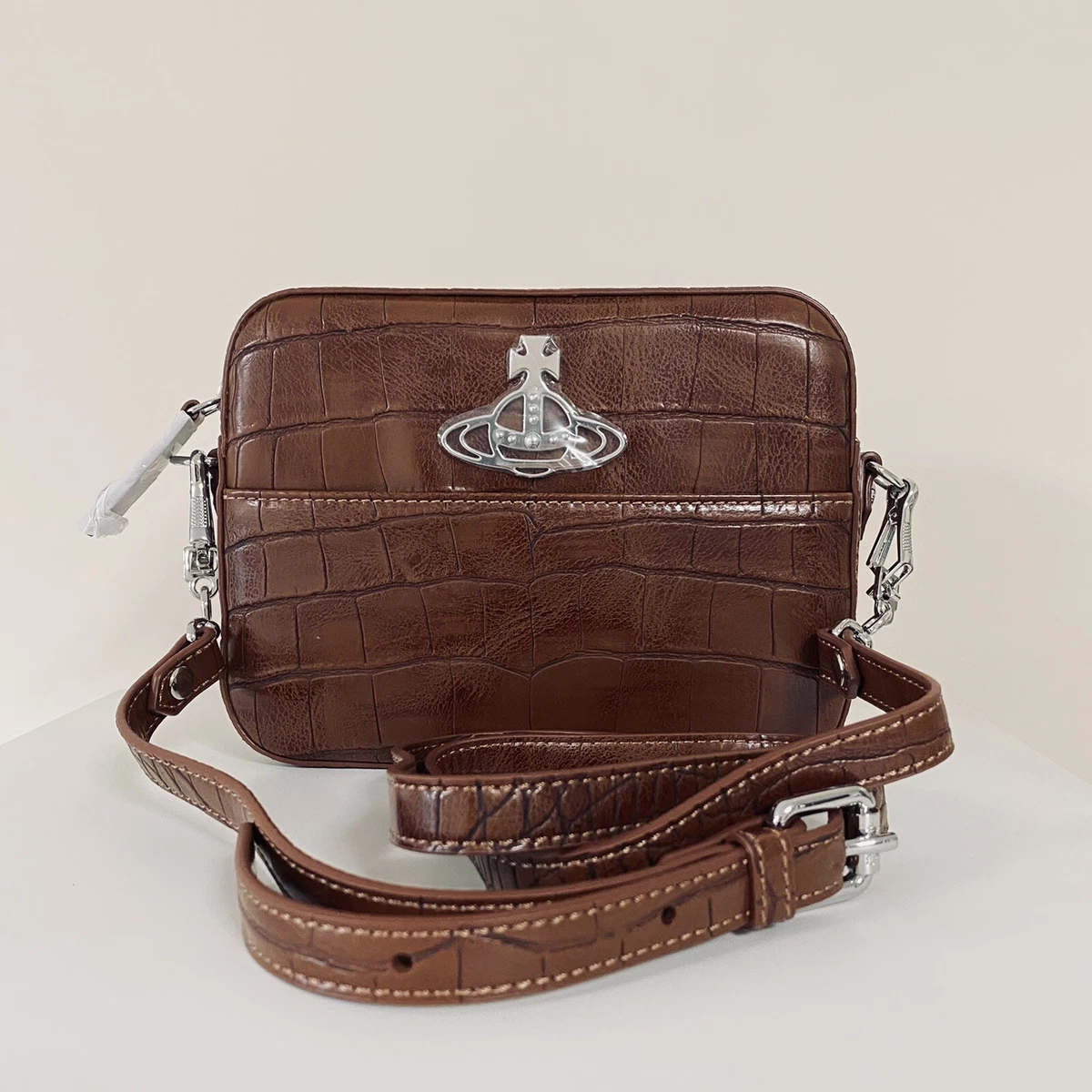 Vivienne Westwood Vegan Croc Print Johanna Crossbody Camera Bag eBay