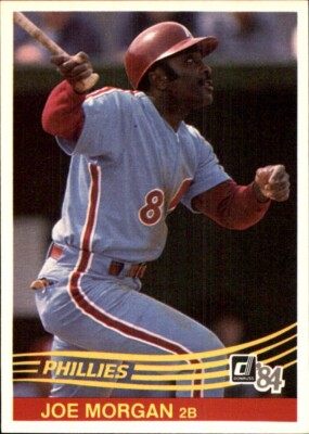 JOE MORGAN RIP HOF   Collection 1979 - 2005   YOU PICK FAVS REDS ASTROS COLT 45s