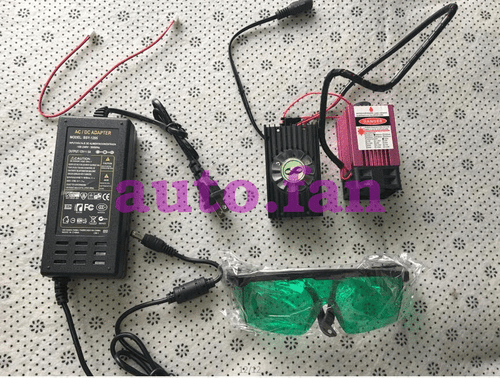 15W12V High Power 450m Focusing Laser Module Laser Engraving Cutting Band TTL - Bild 1 von 2