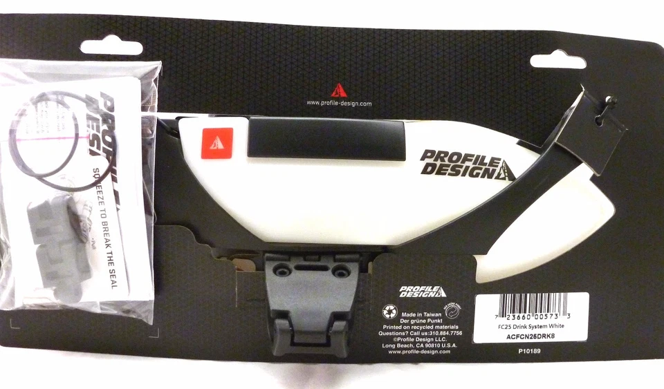 Sistema de hidratación aerodinámica Profile Design FC25 para triatlón TT con válvula de mordida Foto 3 de 3
