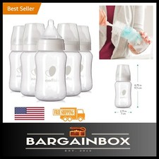 Pack of 6 Evenflo Proflo 9oz Wide Neck Bottles - Comfort  Safety Assured