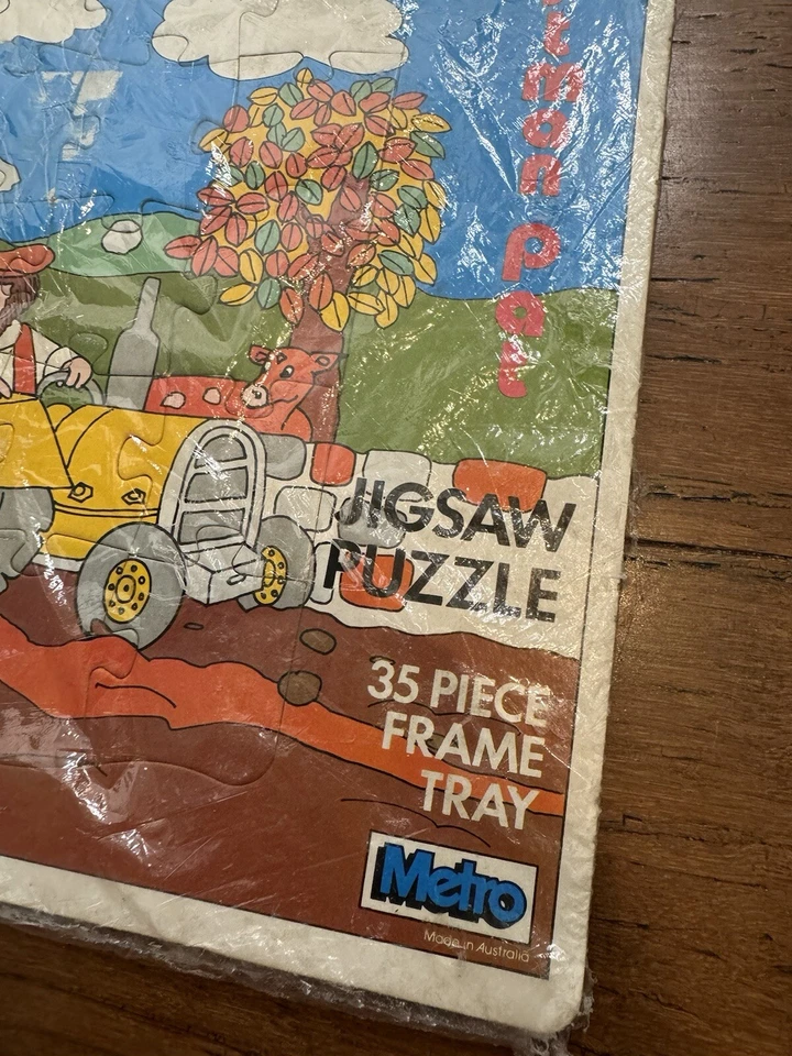 Postman Pat Vintage Puzzle Set Gaffney Metro And Book Original - image 3 of 4