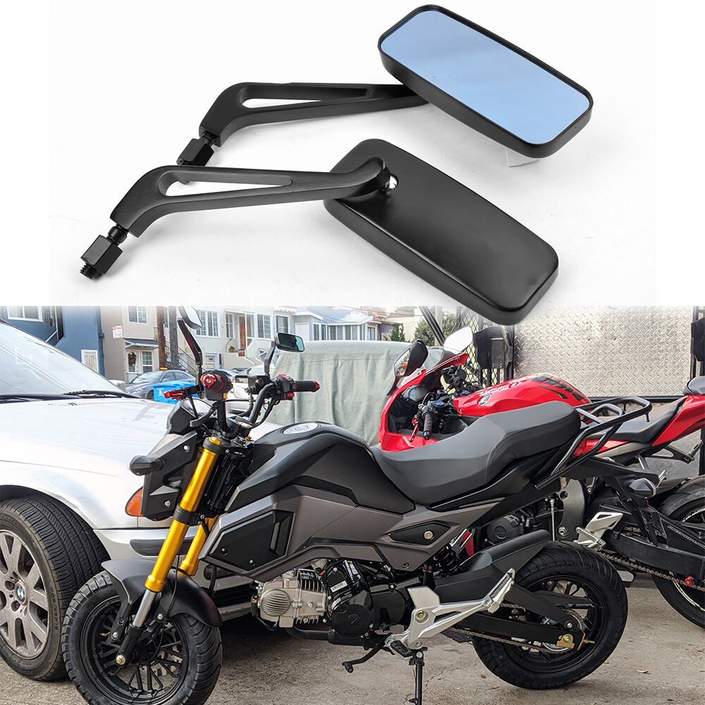 Motorcycle Anti-Glare Rearview Short Stem Mirrors For Honda Grom 
