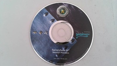 INVENSYS 06-2225 FACTORYSUITE A2 SOLUTION PROVIDERS CD