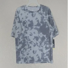 Art Class Splatter Pattern Short Sleeve Shirt UPF 50+ Size M (8/10)