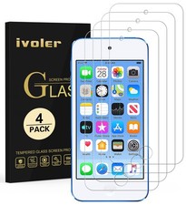 4 Pack iVoler Tempered Glass Screen Protector Compatible iPod 7 inches