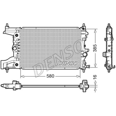 DENSO Kühler Wasserkühler Motorkühler für Opel Astra J Stufenheck