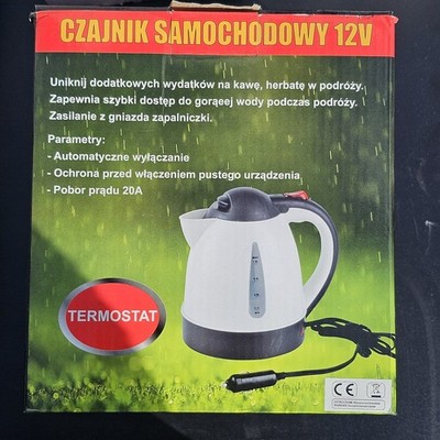 Wasserkocher Fahrerhaus 1 liter 12V 130 W Reise LKW Truck Wasser Kocher Camping
