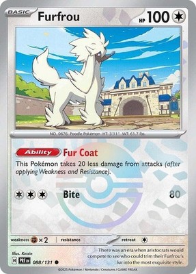Furfrou (Poke Ball Pattern) Holofoil SV: Prismatic Evolutions 088/131 NM