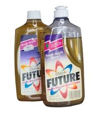 Lot Of 2 Future Premium Floor Finish Tough Acrylic Protection 16oz NOS Vintage