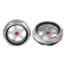 2 St&uuml;ck f&uuml;r &Ouml;lstandsglas M42 x 1,5mm Luftkompressor Hartglas