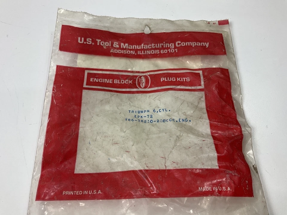 美国工具 EPK-72 冻结扩展插头套件 Triumph TR6,TR250 — 第 3/3 张图片