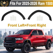 Fits 2025-2026 Ram 1500 Front Left Right Wheel Fender Flares Protector 2pcs Set Fits 2025-2026 Ram 1500 Front Left Right Wheel Fender Flares Protector 2pcs Set