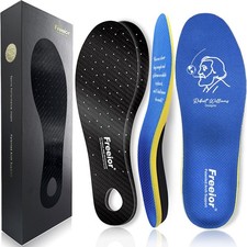 Carbon Fiber Performance Insole, Designer Arch Support Layer Replaceable, 2-i...