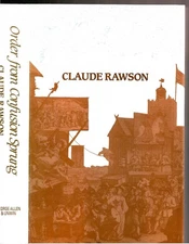 Claude Rawson / Order from Confusion Sprung Studies in Eighteenth-Century 1st ed