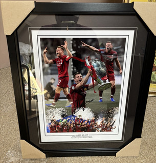 James Milner Liverpool UEFA Champions League Final 2019 Signed Photo Certified