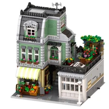 Carpenter's Shop with Workshop, Organic Store, Apartment 3627 Pieces MOC