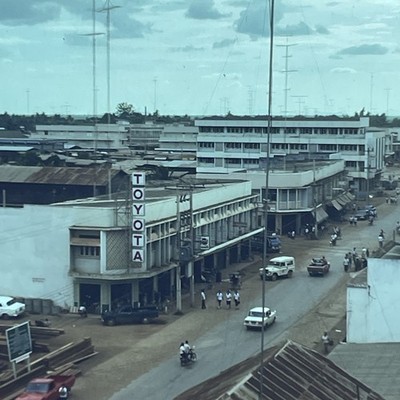 RETRO Cafe Art Film 35mm Photo Slide 70s Toyota Car Motor Dealership  A