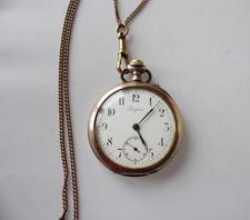 Orologio da tasca vintage argento Longines 1900 non funzionante